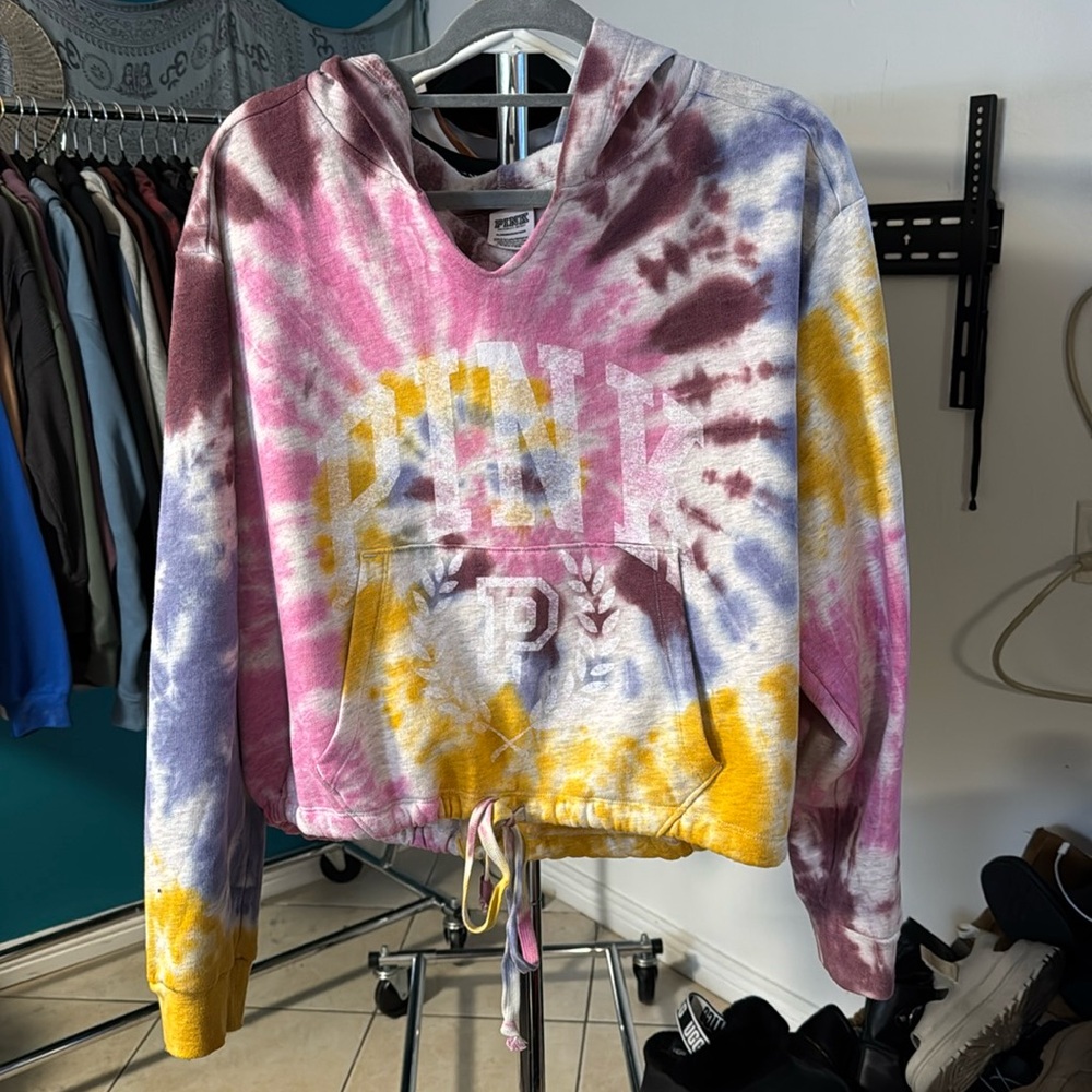 PINK crop sweatshirt